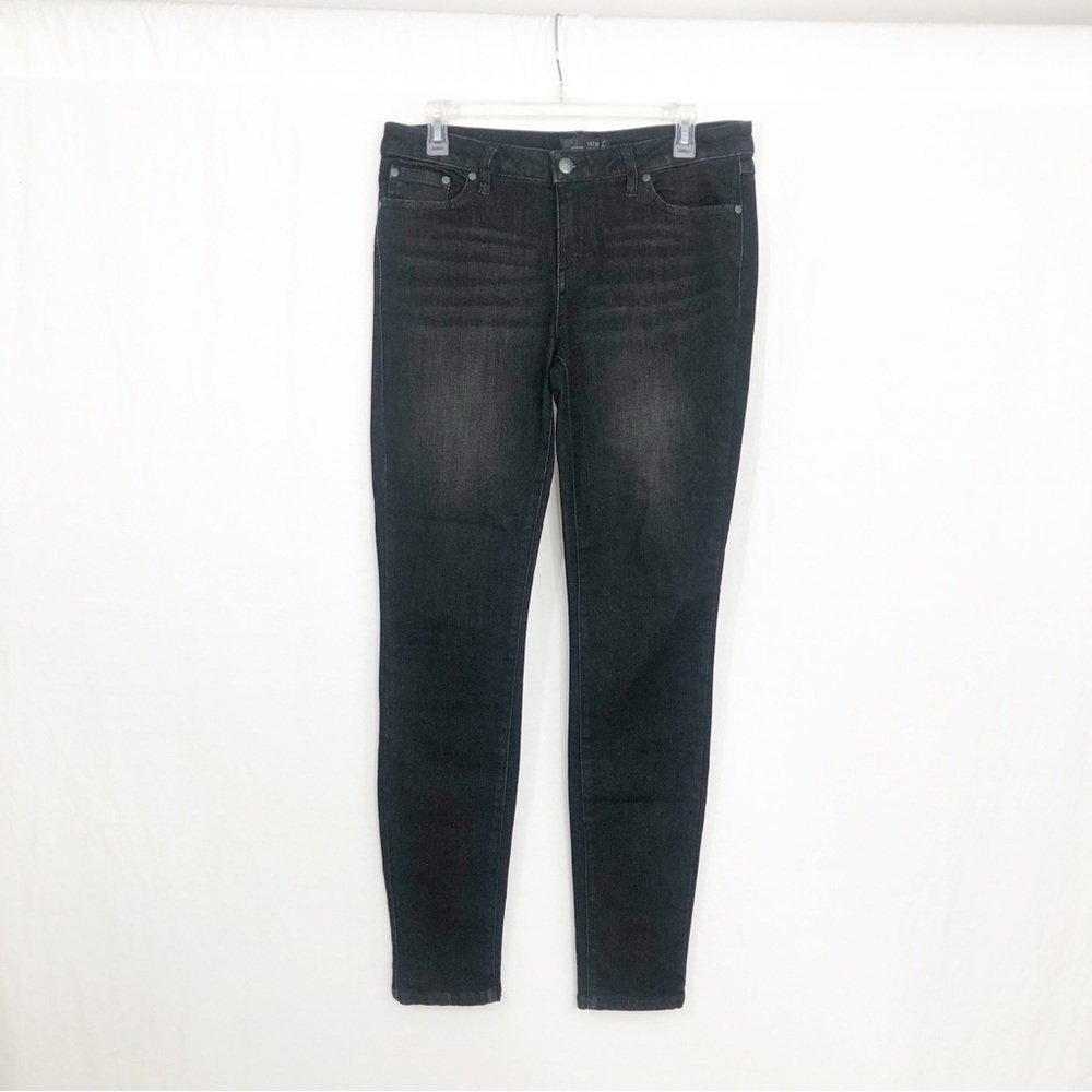 Prana Organic Cotton Straight Leg Jeans, Size 10, Black Wash